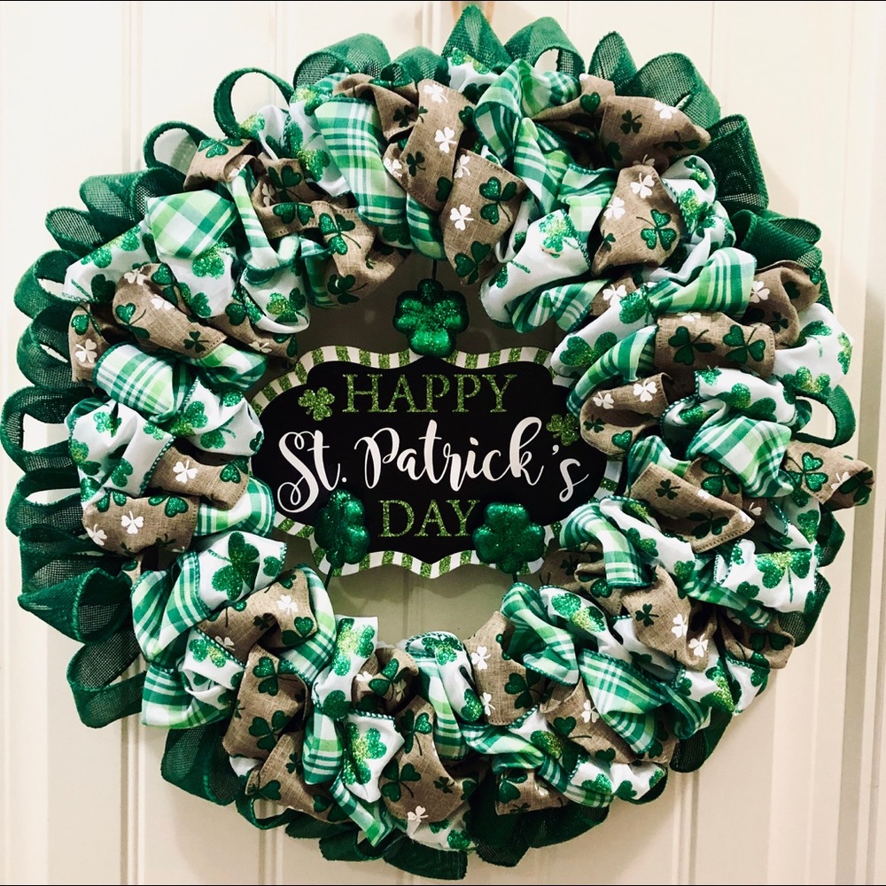 St Patrick’s Day Wreath